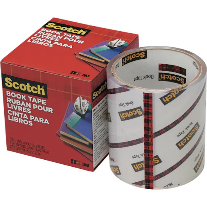 【CAINZ-DASH】スリーエム ジャパン文具・オフィス事業部 透明ブックテープ厚手 101.6mmX13.7m 845 101【別送品】