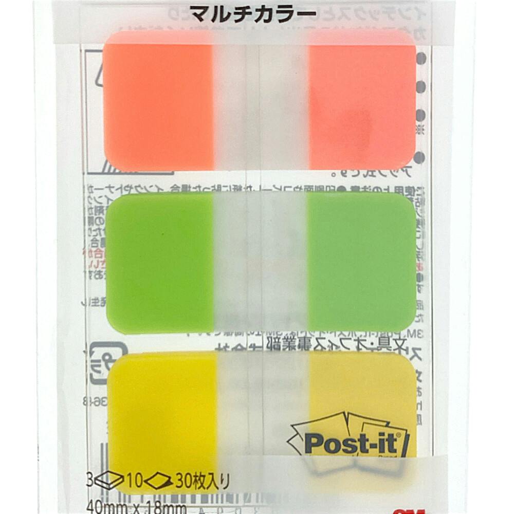3M ポスト・イット フィルムインデックス 厚口 マルチカラー 686MC-6N