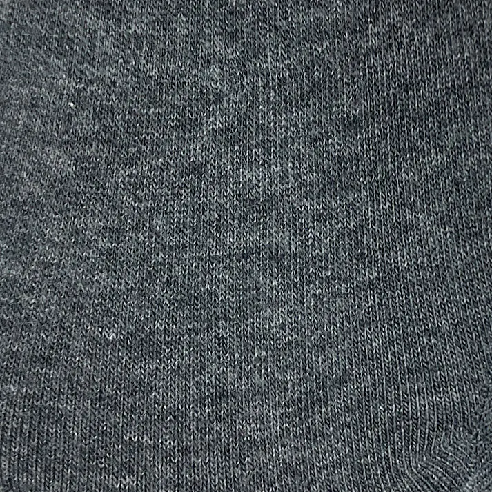 婦人靴下 脱げないココピタ やや深履き 丸編み 無地 チャコール 23.0cm-25.0cm