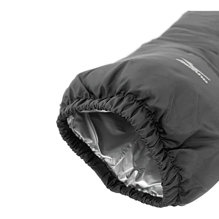 ミズノ テーパーロング レッグウォーマー クロ 67cm丈 太もも周囲46-58cm