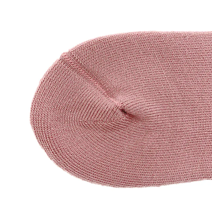 婦人 靴下サプリ まるでこたつソックス ハイソックス コーラルピンク 23.0cm-25.0cm