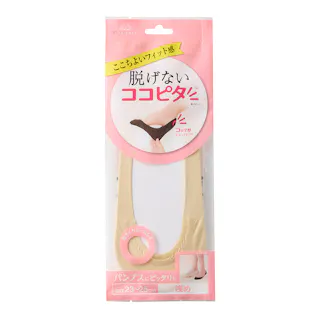 婦人靴下 脱げないココピタ パンプス用 浅め縫製 ベージュ 23.0cm-25.0cm