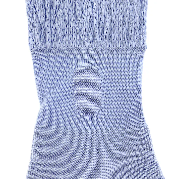 婦人サプリ まるでこたつソックス ケーブル ヴィオラブルー 23cm-25cm