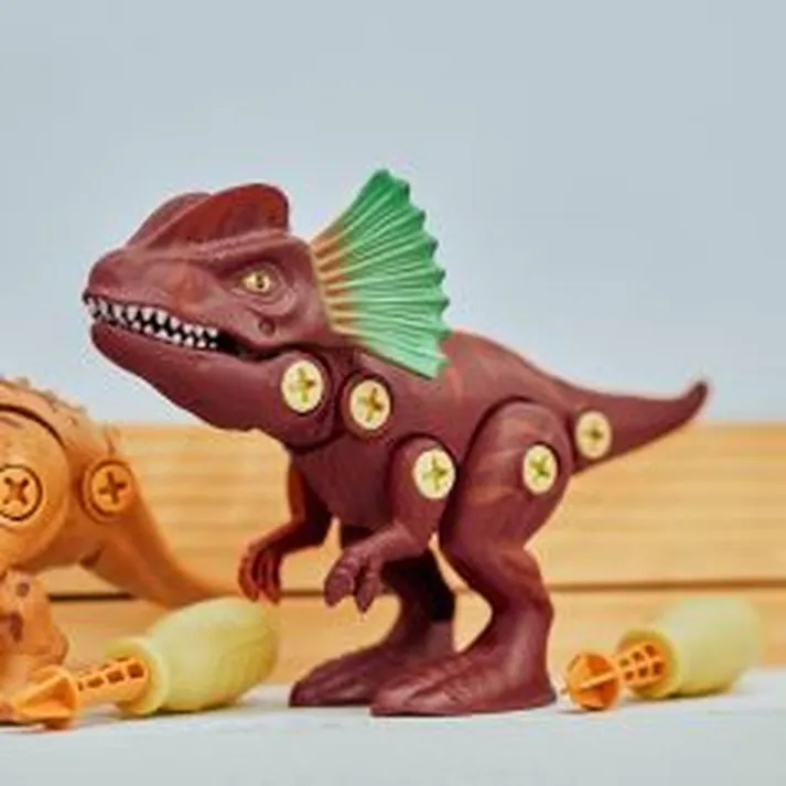 F.O.インターナショナル 組み立ておもちゃ DIY TOY DINOS エンジ