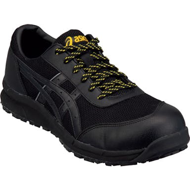 【CAINZ-DASH】アシックスジャパン 静電気帯電防止靴　ウィンジョブＣＰ２１Ｅ　ブラック×ブラック　２３．０ｃｍ 1273A038.002-23.0【別送品】