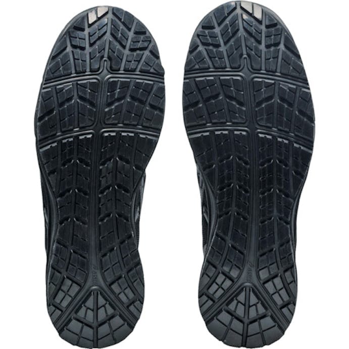 【CAINZ-DASH】アシックスジャパン 静電気帯電防止靴　ウィンジョブＣＰ２１Ｅ　ブラック×ブラック　２６．０ｃｍ 1273A038.002-26.0【別送品】