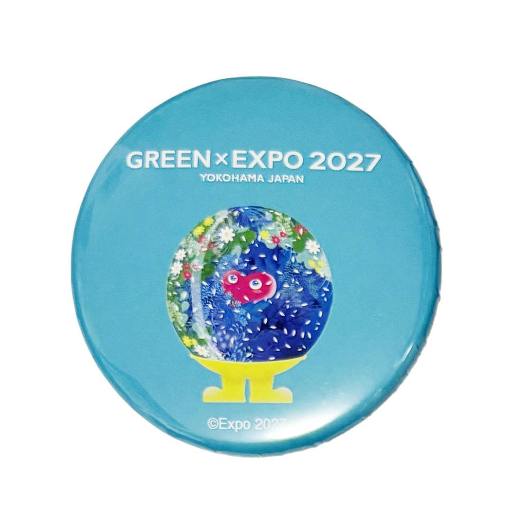EXPO2027 トゥンクトゥンク 缶バッジ ブルー SMA | 2027年国際園芸