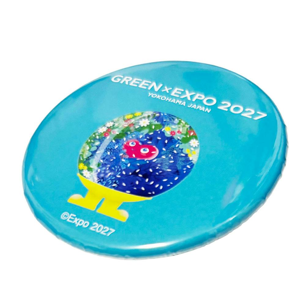 EXPO2027 トゥンクトゥンク 缶バッジ ブルー SMA | 2027年国際園芸