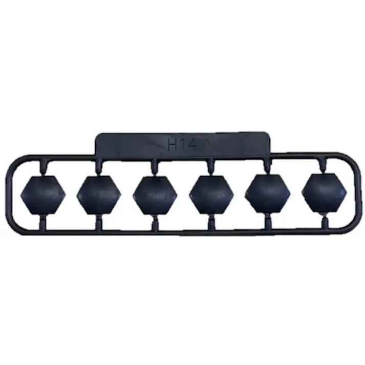 【CAINZ-DASH】トラスコ中山 六角穴塞ぎパーツ リセスインナー 対辺4 M5JISB1176六角穴付ボルト用 屋外対応黒 12個入 RES-P-H4-12-BK【別送品】