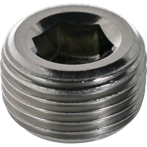 【CAINZ-DASH】トラスコ中山 テーパー沈みプラグ（ＳＰ４）　サイズＰＴ３／８　ステンレス　６個入 B84-0318【別送品】