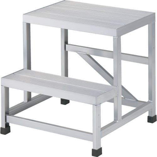 トラスコ中山 アルミ製溶接一体構造型作業台 二段(完成品) W600×D600×H500 WTDB2-6650 作業台 トラスコ中山 アルミ製溶接一体構造型作業台 二段(完成品) W600×D600×H500 WTDB2-6650 作業台
