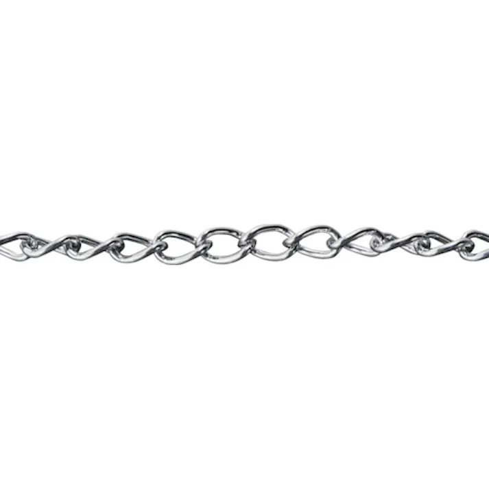 【CAINZ-DASH】トラスコ中山 鉄クロームマンテルチェーン 1.6mm×5m TIS16N-5M【別送品】