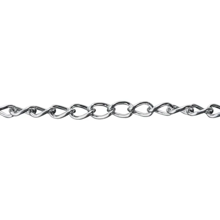 【CAINZ-DASH】トラスコ中山 鉄クロームマンテルチェーン 2.3mm×1m TIM123-1M【別送品】