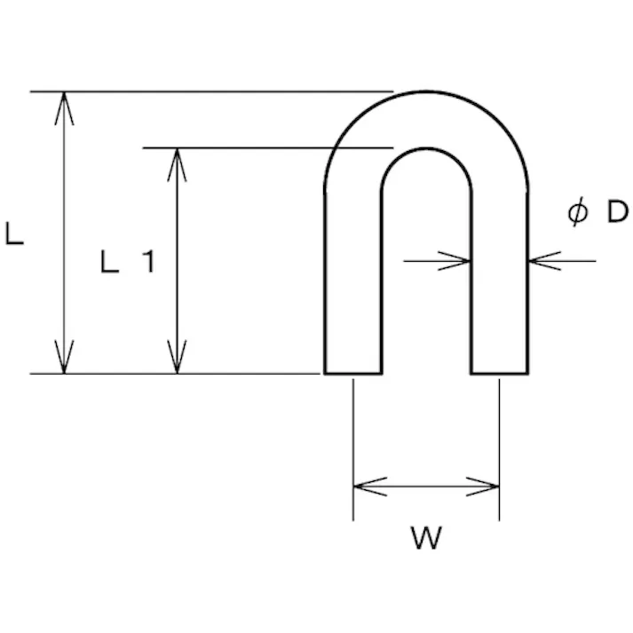 【CAINZ-DASH】トラスコ中山 溶接用Uカン 線径5mm WEU-5【別送品】