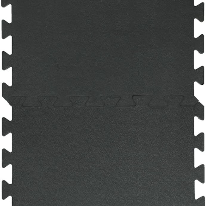 【CAINZ-DASH】トラスコ中山 ジョイントラバーマット　ハードタイプ　５００×５００×１０ｍｍ JRMH50【別送品】