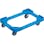 【CAINZ-DASH】トラスコ中山 ＯＣドーリー　５０Ｌオリコン用　エラストマー車輪　４輪自在　片側ガード無し　ブルー OCD-50B-B【別送品】