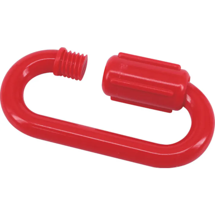 【CAINZ-DASH】トラスコ中山 プラカラビナ レッド 6mm (2個入) TCK6R【別送品】