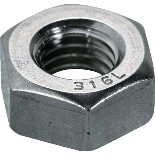 トラスコ中山 六角ナット1種 SUS316L M16×2.0 4個入(ステンレス) B132-0016 六角ナット トラスコ中山 六角ナット1種 SUS316L M16×2.0 4個入(ステンレス) B132-0016 六角ナット