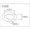 【CAINZ-DASH】トラスコ中山 ステンレス３０４マンテルチェーン　２．３ＭＭ×２Ｍ TSM123-2M【別送品】