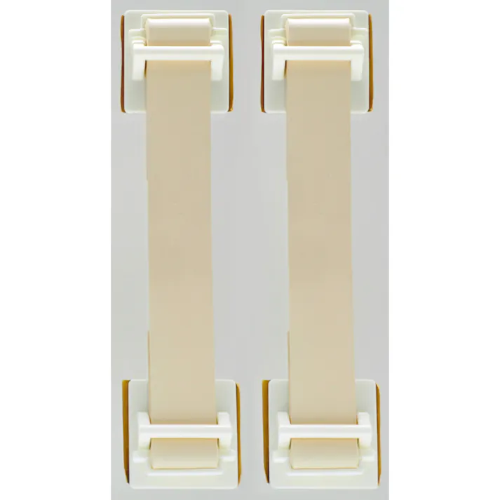 【CAINZ-DASH】トラスコ中山 地震対策 転倒防止ゴムベルト(2本入)アイボリー FPRB-IV【別送品】