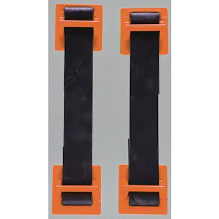 【CAINZ-DASH】トラスコ中山 地震対策 転倒防止ゴムベルト(2本入)オレンジ FPRB-OR【別送品】