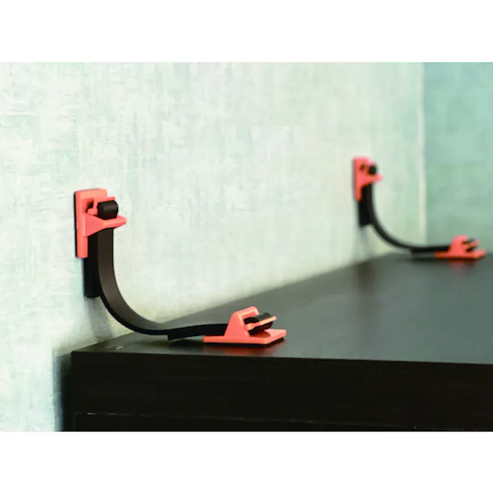 【CAINZ-DASH】トラスコ中山 地震対策 転倒防止ゴムベルト(2本入)オレンジ FPRB-OR【別送品】