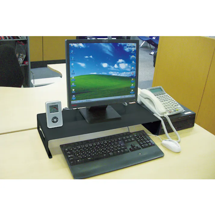 【CAINZ-DASH】トラスコ中山 机上ラック 1000 黒 WTAS1000-BK【別送品】