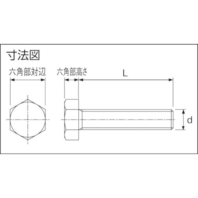 【CAINZ-DASH】トラスコ中山 ポリエーテルエーテルケトン（ＰＥＥＫ）六角ボルト　Ｍ６Ｘ１０　５０本入 BPEEK-BTM6X10【別送品】