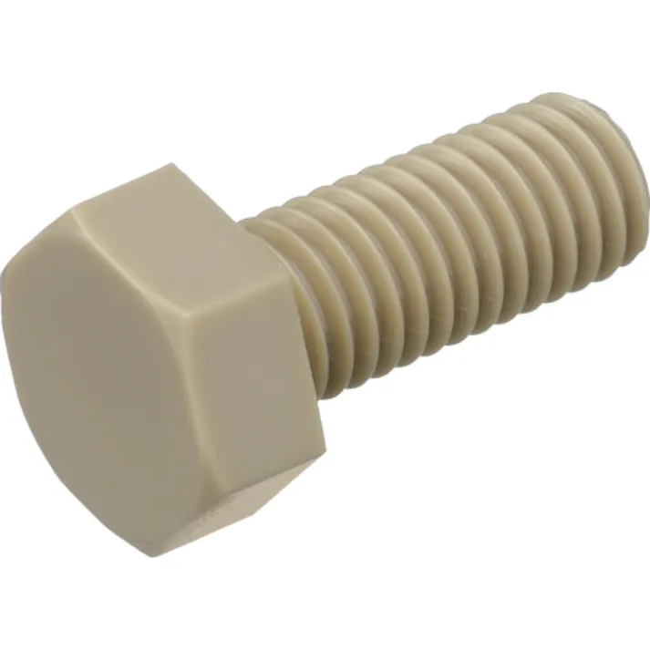 【CAINZ-DASH】トラスコ中山 ポリエーテルエーテルケトン(PEEK)六角ボルト M6X20 50本入 BPEEK-BTM6X20【別送品】