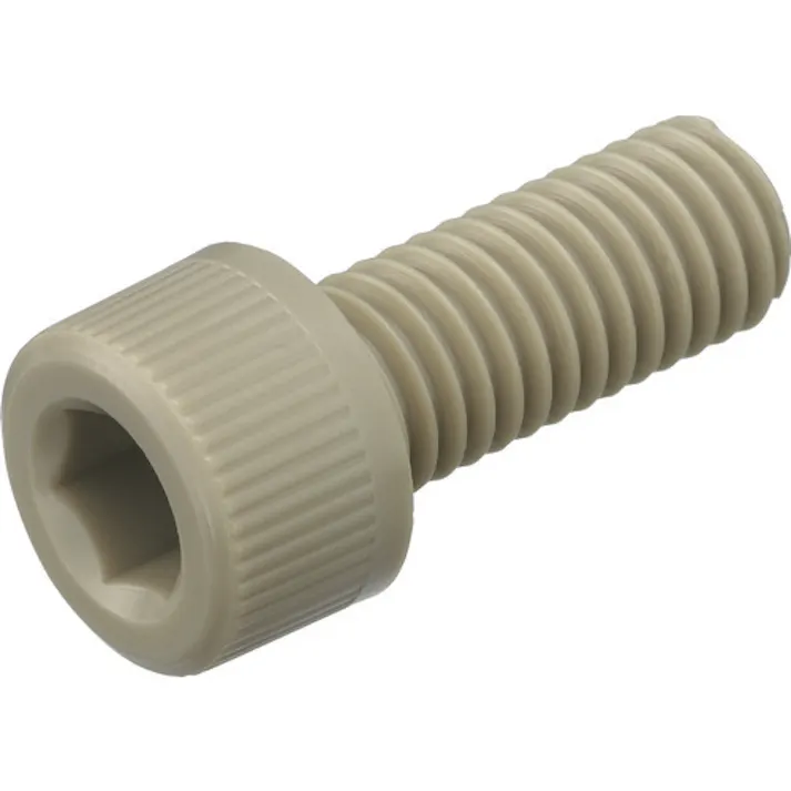 【CAINZ-DASH】トラスコ中山 ポリエーテルエーテルケトン(PEEK)六角穴付ボルト M4X15 50本入 BPEEK-CBM4X15【別送品】