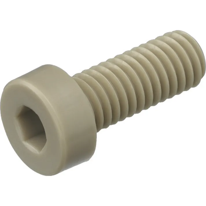 【CAINZ-DASH】トラスコ中山 ポリエーテルエーテルケトン(PEEK)六角穴付低頭ボルト M5X6 50本入 BPEEK-LCM5X6【別送品】