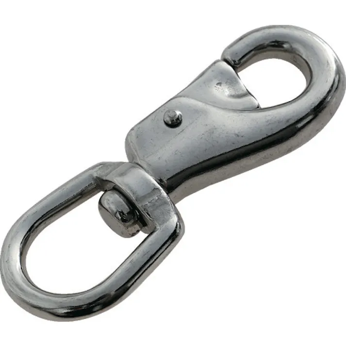 【CAINZ-DASH】トラスコ中山 ステンレス スイベルスナップ強力タイプ 線径7mm 長さ113mm 許容荷重100kg TSS-AX3【別送品】