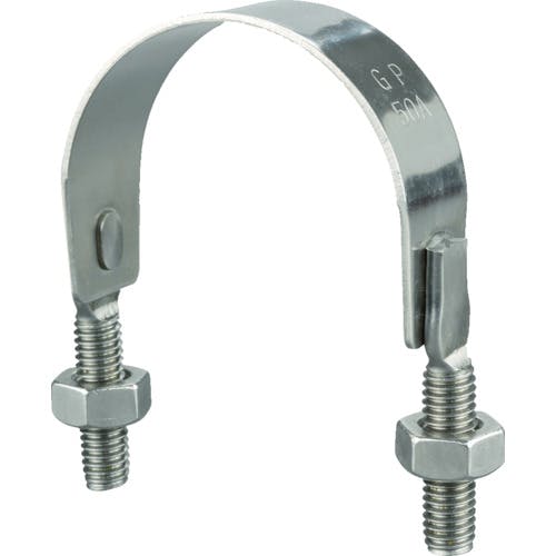 【CAINZ-DASH】トラスコ中山 ＳＧＰ管用Ｕバンド　ＳＵＳ３０４　呼び径　４０Ａ　ねじ径３／８ TSGPU40A-SUS【別送品】