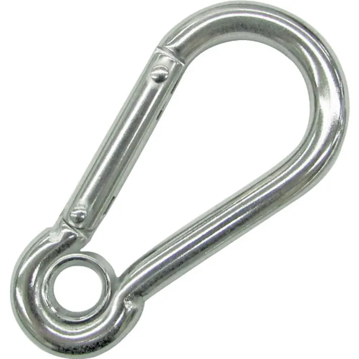 【CAINZ-DASH】トラスコ中山 ステンレススナップフック AE型(リング付) 線径Φ4×開口7mm TSF-4AE【別送品】