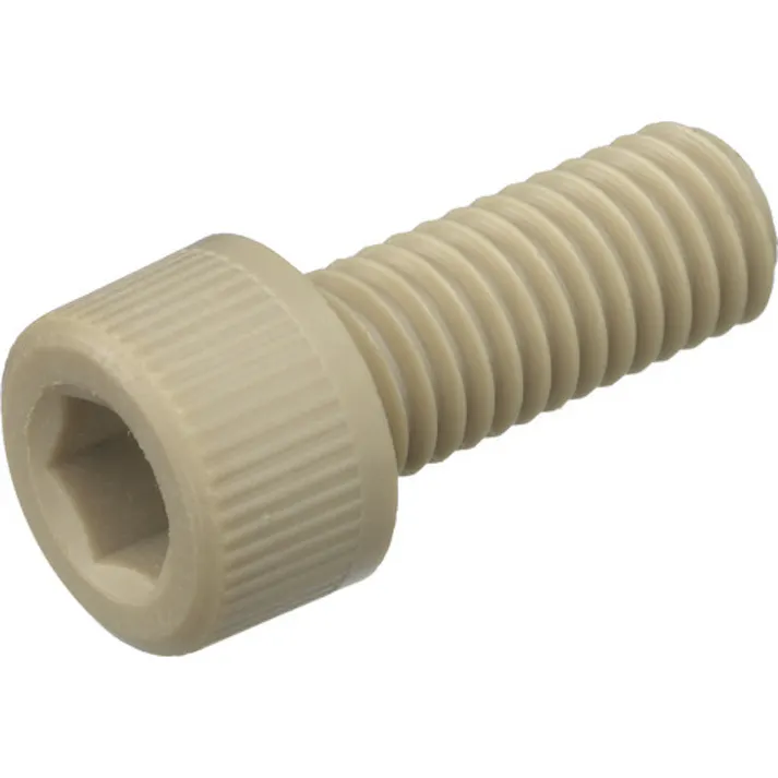 【CAINZ-DASH】トラスコ中山 ポリフェニレンサルファイド(PPS) 六角穴付ボルト M6X20 50本入 BPPS-CBM6X20【別送品】