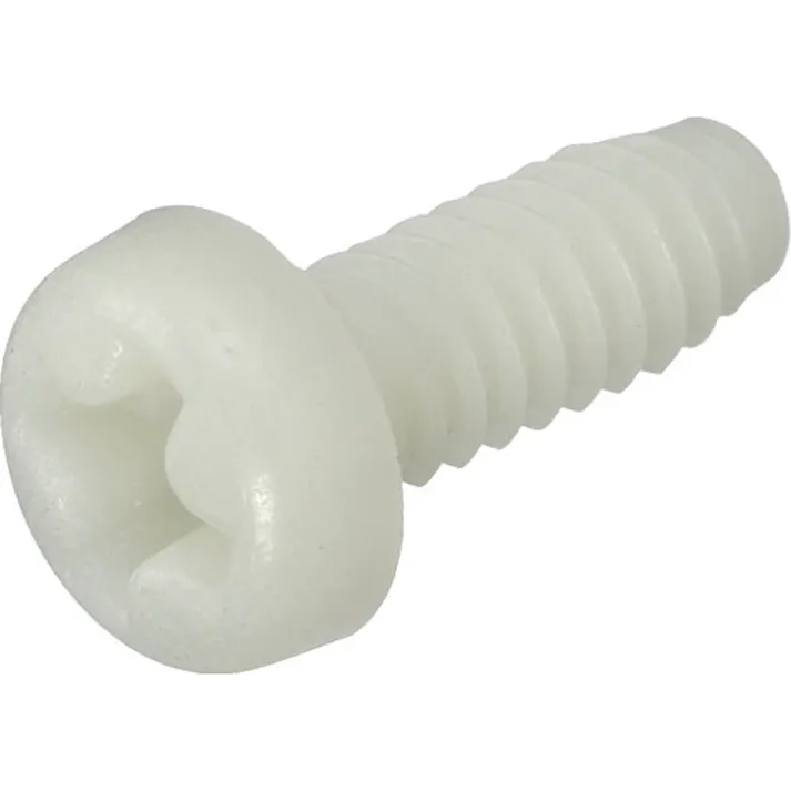 【CAINZ-DASH】トラスコ中山 ガラス繊維強化ポリアミドMXD6 RENY白 十字穴付ナベ小ネジ M3X15 50本 BRENY-PHM3X15【別送品】