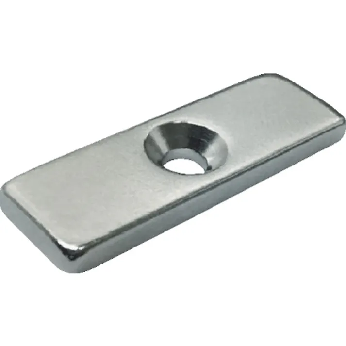 【CAINZ-DASH】トラスコ中山 ネオジム角形磁石 皿ねじ穴付 6MM×6MM×5MM M1.6 1個入 T06K05-M1.6【別送品】
