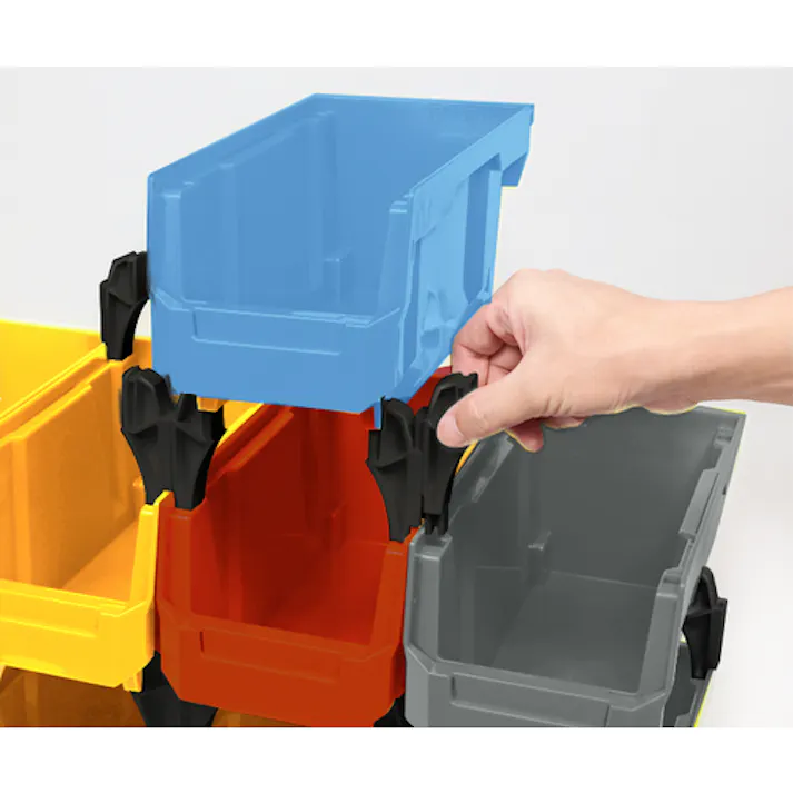 【CAINZ-DASH】トラスコ中山 スタッキングコンテナ 0.8L 透明 TSC220TM【別送品】