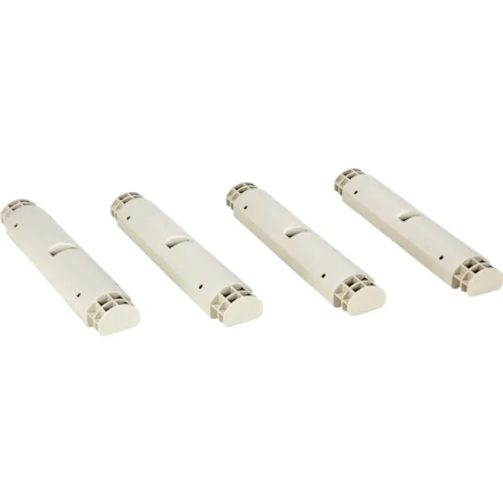 【CAINZ-DASH】トラスコ中山 プラ棚用 脚のみ4本セット 高さ372mm用 ネオグレー TPT-372KA【別送品】