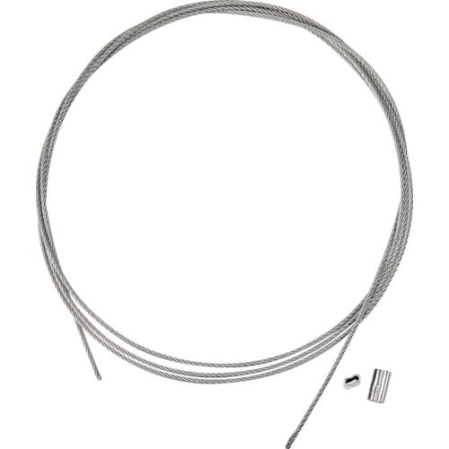 トラスコ中山 ステンレスワイヤカットロープ+スリーブ付 1.0パイΦ×2000mm(ステンレススリーブ2個付 ) SRCWS1.0X2M カットワイヤ トラスコ中山 ステンレスワイヤカットロープ+スリーブ付 1.0パイΦ×2000mm(ステンレススリーブ2個付 ) SRCWS1.0X2M カットワイヤ