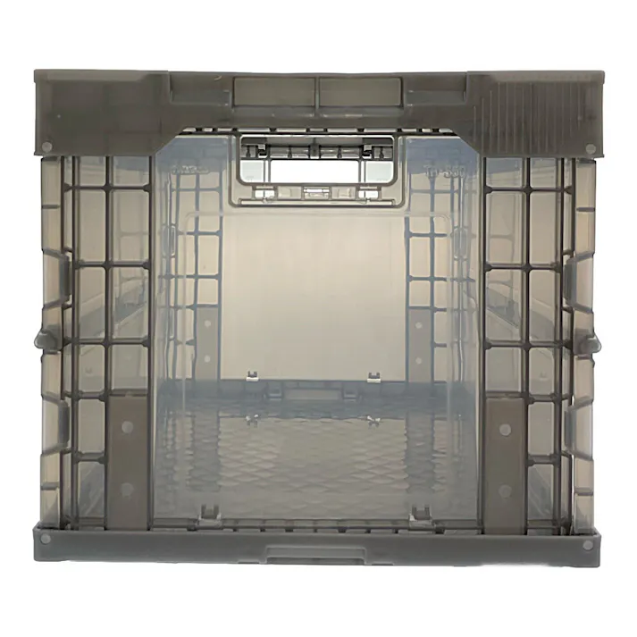 オリコン α折りたたみコンテナ 透明ブラック TR-S50TMBK 50L