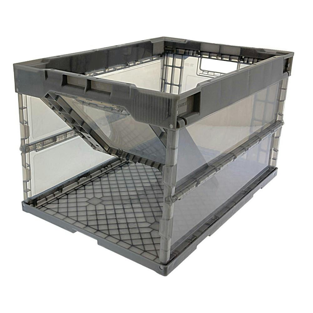 オリコン　軽量薄型　折りたたみコンテナ　ケース　９個　ブラック オリコン 軽量薄型 折りたたみコンテナ ケース 9個 ブラック 20