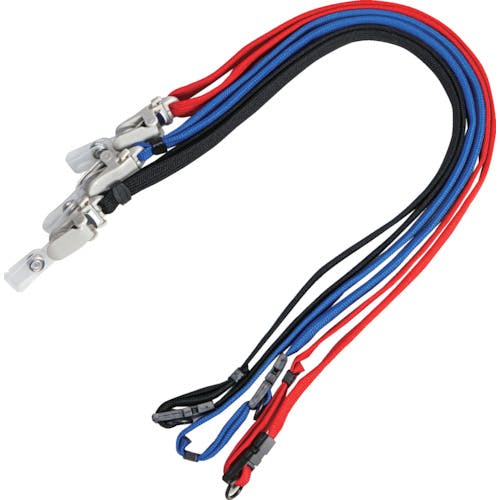 CAINZ-DASH】トラスコ中山 脱着式名札用ストラップ 黒 TND-S-BK【別送