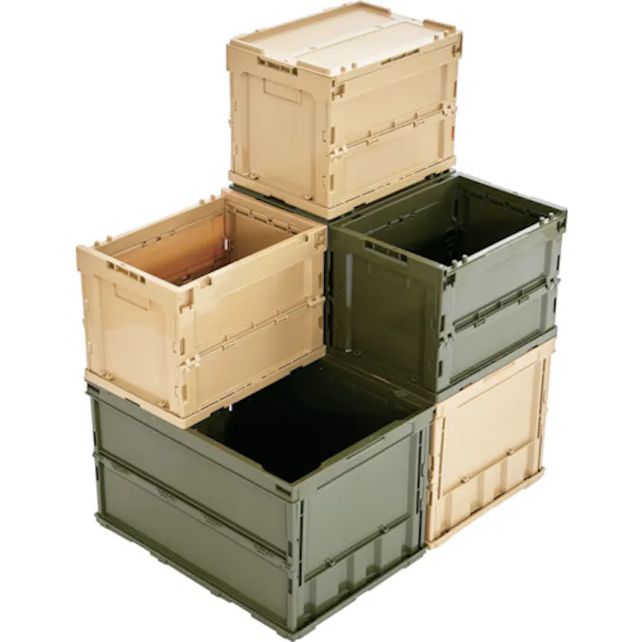 【CAINZ-DASH】トラスコ中山 オリコン α折りたたみコンテナ 20L OD色 TR-S20-OD【別送品】