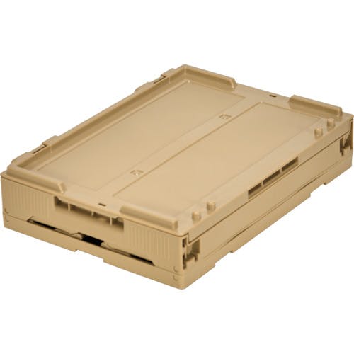 CAINZ-DASH】トラスコ中山 オリコン α折りたたみコンテナ フタ付