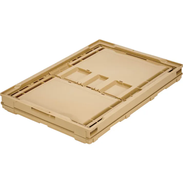 【CAINZ-DASH】トラスコ中山 オリコン 薄型折りたたみコンテナ 50L LS色 TR-O50B-LS【別送品】