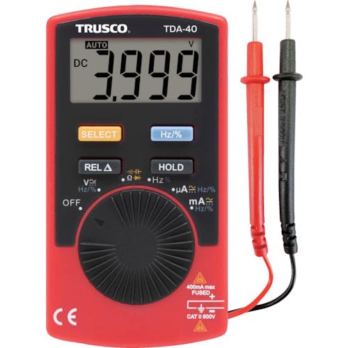 トラスコ中山 デジタルカードマルチメータ TDA-40 デジタルテスタ トラスコ中山 デジタルカードマルチメータ TDA-40 デジタルテスタ