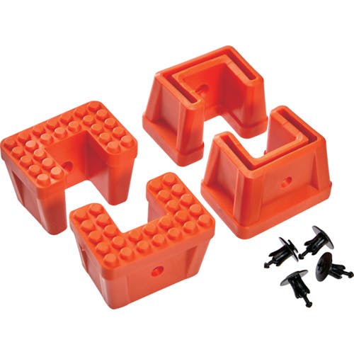 トラスコ中山 滑り止めキャップ 4個 オレンジ TSF(C)(GR)用 TSF-PS2A-OR 作業台用オプション トラスコ中山 滑り止めキャップ 4個 オレンジ TSF(C)(GR)用 TSF-PS2A-OR 作業台用オプション