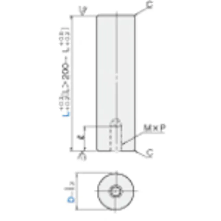 【CAINZ-DASH】トラスコ中山 サポートピラ(タップ付タイプ) T-SSPL40-80【別送品】