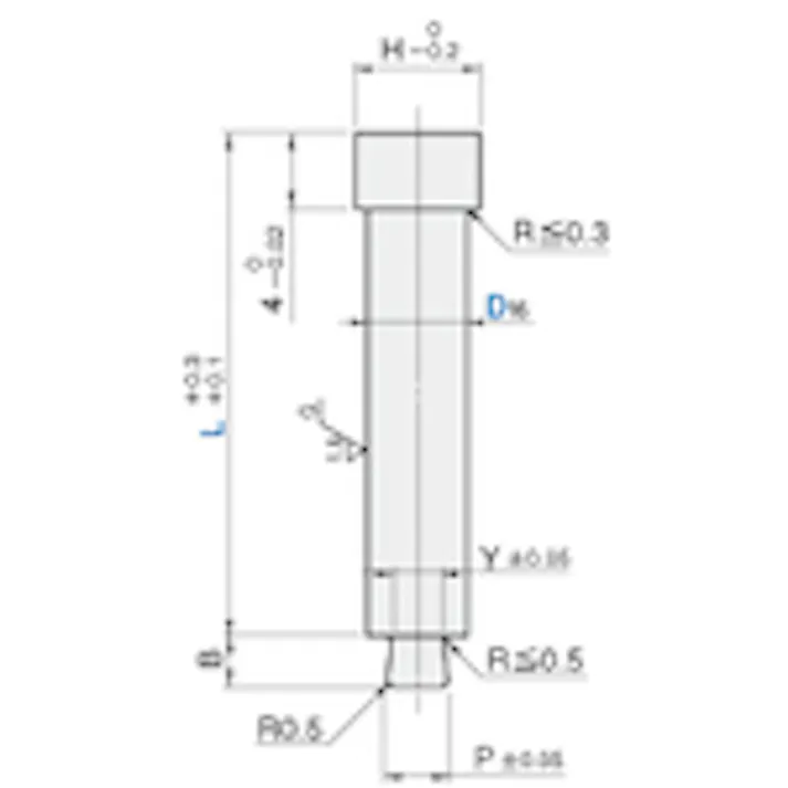 【CAINZ-DASH】トラスコ中山 ランナーロックピン(ノーマル・ストレート) T-RRLR4-50【別送品】